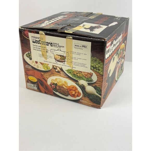 NOS Vintage Presto Wee Cookerie Whole Meal Maker Pressure Pan Cooker w/ Orig Box - Picture 9 of 9